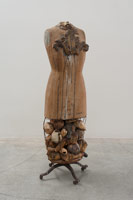 Edward Kienholz / 
Mother Sterling, 1959 / 
mixed media assemblage / 
52 x 18 1/2 x 18 1/2 in (132.1 x 47 x 47 cm) / 
Private collection