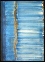 Juan Usle / 
Job series (L.D.C.N), 1990 / 
oil on canvas / 
22 x 16 in (55.9 x 40.6 cm)