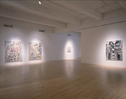 Ed Moses installation photography, 1993