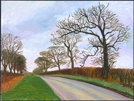 David Hockney: The East Yorkshire Landscape, paintings, Warter Vista