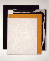 Yuke, 2003 / 
acrylic on canvas / 
90 x 78 in (228.6 x 198.1 cm) overall, four elements