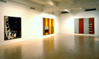 Ed Moses, Gerhard Richter, Sean Scully installation photography, 1991