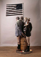 My Country 'Tis Of Thee, 1991 / 
mixed media assemblage / 
101 x 56 1/2 x 37 in (256.5 x 143.5 x 94 cm)