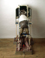 Edward & Nancy Reddin Kienholz / 
The Bear Chair, 1991 / 
mixed media assemblage / 
65 1/2 x 33 x 54 in (166 x 84 x 138 cm) 