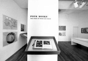Four Books: The Union of Word and Image / 
installation photography, 1986