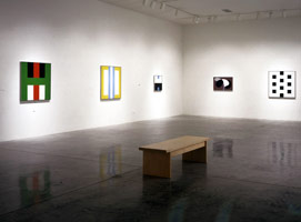 Frederick Hammersley installation photography, 2002