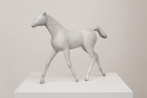 Gwynn Murrill / 
Little Horse Trotting, 2014 / 
bronze  / 
12 1/2 x 17 x 3 in. (31.75 x 43.2 x 7.6 cm)

