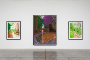 Installation photography, David Hockney: The Arrival of Spring