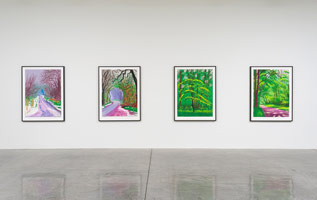 Installation photography, David Hockney: The Arrival of Spring