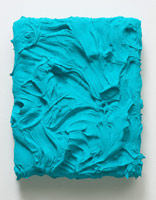 Jason Martin / 
Cay, 2011  / 
pure pigment on panel  / 
22 x 18 1/8 in. (56 x 46 cm) / 
Private collection