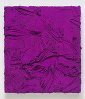 Jason Martin / 
Jarrow, 2011  / 
pure pigment on aluminum  / 
69 1/4 x 62 15/16 in. (176 x 160 cm) / 
Private collection
      