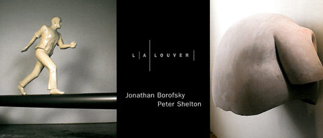 Jonathan Borofsky / Peter Shelton  / announcement, 2000