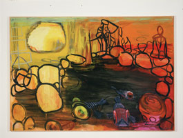 Deep Water, 1987 / 
oil on canvas / 
54 1/2 x 78 1/2 in (138.4 x 199.4 cm)