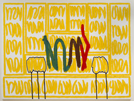 Jonathan Lasker / 
The Pride of Being, 1993 / 
oil on linen / 
75 x 100 in. (190.5 x 254 cm)
