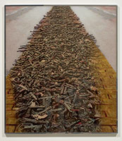 Paved Streets, January
        18, 2008 / 
        lenticular (mixed media) / 
        Image: 49 x 42 15/16 in. (124.5 x 109.1 cm) Framed: 49 1/2 x 43 5/8 x 1 1/2 in. (125.7 x 110.8 x 3.8 cm)