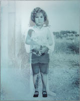Shirley and Angel,
        2007 / 
        lenticular (mixed media) / 
        44 1/2 x 36 1/4 x 1 inches (113 x 92.1 x 2.5 cm)