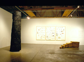 David Nash Santa Monica Museum of Art / installation photography, 1994