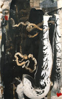 Vinca, 1989 / 
oil and acrylic on canvas / 
96 x 60 in (243.8 x 152.4 cm)