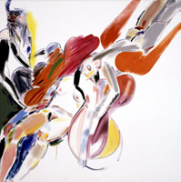 R.B. Kitaj / Los Angeles No. 6, 2001 / 
oil on canvas / 
48 x 48 inches (122 x 122 cm)
