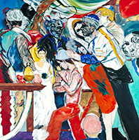 R.B. Kitaj / The Wedding, 1989–93 / oil on canvas 