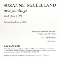Suzanne McClelland announcement, 1994