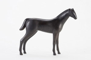 Gwynn Murrill / 
Little Horse Standing, 2006 / 
bronze / 
12 1/4 x 14 3/4 x 3 1/2 in (31.1 x 37.5 x 8.9 cm)