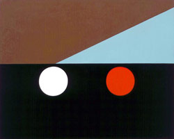 Frederick Hammersley / 
Parallel, 1961 / 
      oil on linen / 
      24 x 30 in. (61 x 76.2 cm) / 
      Private collection 