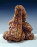Ken Price / 
Altoon, 2005 / 
acrylic on fired ceramic / 
10 1/2 x 21 x 16 in (26.7 x 53.3 x 40.6 cm) / 
Private collection
