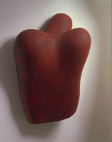 Peter Shelton / 
Facein, 1986 / 
mixed media / 
30 x 19 1/2 x 12 in (76.2 x 49.5 x 30.5 cm)
