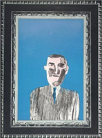 A Hollywood Collection:<BR>
Picture of a Portrait in a Silver Frame, 1965<BR>
lithograph<BR>
30 1/4 x 22 1/4 (76.8 x 56.5 cm)<BR>
Private collection