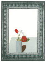 A Hollywood Collection:<BR>
Picture of a Still Life that Has an Elaborate Silver Frame, 1965<BR>
lithograph<BR>
30 1/4 x 22 1/4 (76.8 x 56.5 cm)<BR>
Private collection