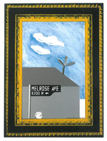 A Hollywood Collection:<BR>
Picture of Melrose Avenue in an Elaborate Gold Frame, 1965<BR>
lithograph<BR>
30 1/4 x 22 1/4 (76.8 x 56.5 cm)<BR>
Private collection