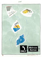 Weather Series:<BR>
Wind, 1973<BR>
Lithograph<BR>
31 x 24 in (78.74 x 60.96 cm)<BR>
Private collection