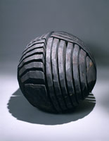 Charred Celtic Bead II, 1991 / 
oak (charred) / 
33 in (83.8 cm) diameter