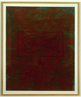 Untitled (Senza Titolo), 1988 / 
oil, watercolor, ink on paper / 
Paper: 73 1/2 x 60 in (186.7 x 152.4 cm) / 
Framed: 80 x 67 in (203.2 x 170.2 cm)