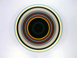 Don Suggs / Black Cross, New Mexico (Matrimony Series), 2006 / 
      oil on canvas / 
      Diameter: 60 in. (152.4 cm)  / 
      Private collection
