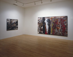Ed Moses installation photography, 1991 