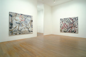 Ed Moses Paintings / installation photography, 1989
