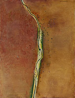 Fred Williams / 
Riverbed B, 1978  / 
oil on canvas  / 
50 x 38 in (127.0 x 96.5 cm)