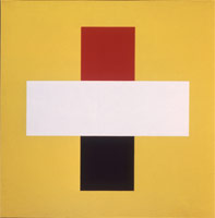 Home run, 1967 / oil on linen / 42 x 42 in (106.68 x 106.68 cm) / Private collection