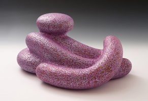 Ken Price / 
Vink, 2009 / 
acrylic on fired ceramic / 
9 x 20 x 11 in. (22.9 x 50.8 x 27.9 cm)