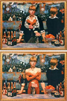 Yasumasa Morimura / 
Daughter of Art History, Theater A & B, 1990 / 
photograph / 
Each panel: 71 x 97 in. (180.3 x 246.4 cm) (diptych)