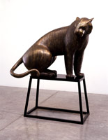 Gwynn Murrill / 
Tiger 2, 2002 / 
bronze / 
42 x 62 x 31 in (106 x 157 x 79 cm)