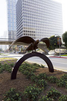 Gwynn Murrill<br>
Big Flying Eagle, 2011 - 2012<br>
bronze<br>
46 x 120 x 76 in. (116.8 x 304.8 x 193 cm)