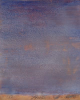 Fukunishi 3, 2000 / 
oil on Uda paper / 
10 x 8 in (25.4 x 20.3 cm) / 
11 1/8 x 9 in (28.3 x 22.9 cm) (fr) / 
Private collection