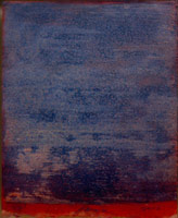 Fukunishi 16, 2000 / 
oil on Uda paper / 
10 x 8 in (25.4 x 20.3 cm) / 
11 1/8 x 9 in (28.3 x 22.9 cm) (fr) / 
Private collection