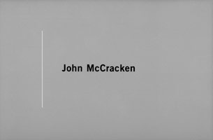 John McCracken announcement, 1995