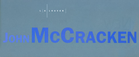 John McCracken announcement, 2000