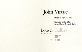John Virtue announcement, 1990