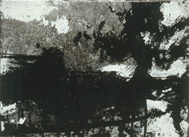 Landscape No. 224, 1992 - 93 / 
ink, gouache, acrylic on canvas / 
9 1/2 x 13 in (24.1 x 33 cm) / 
Private collection